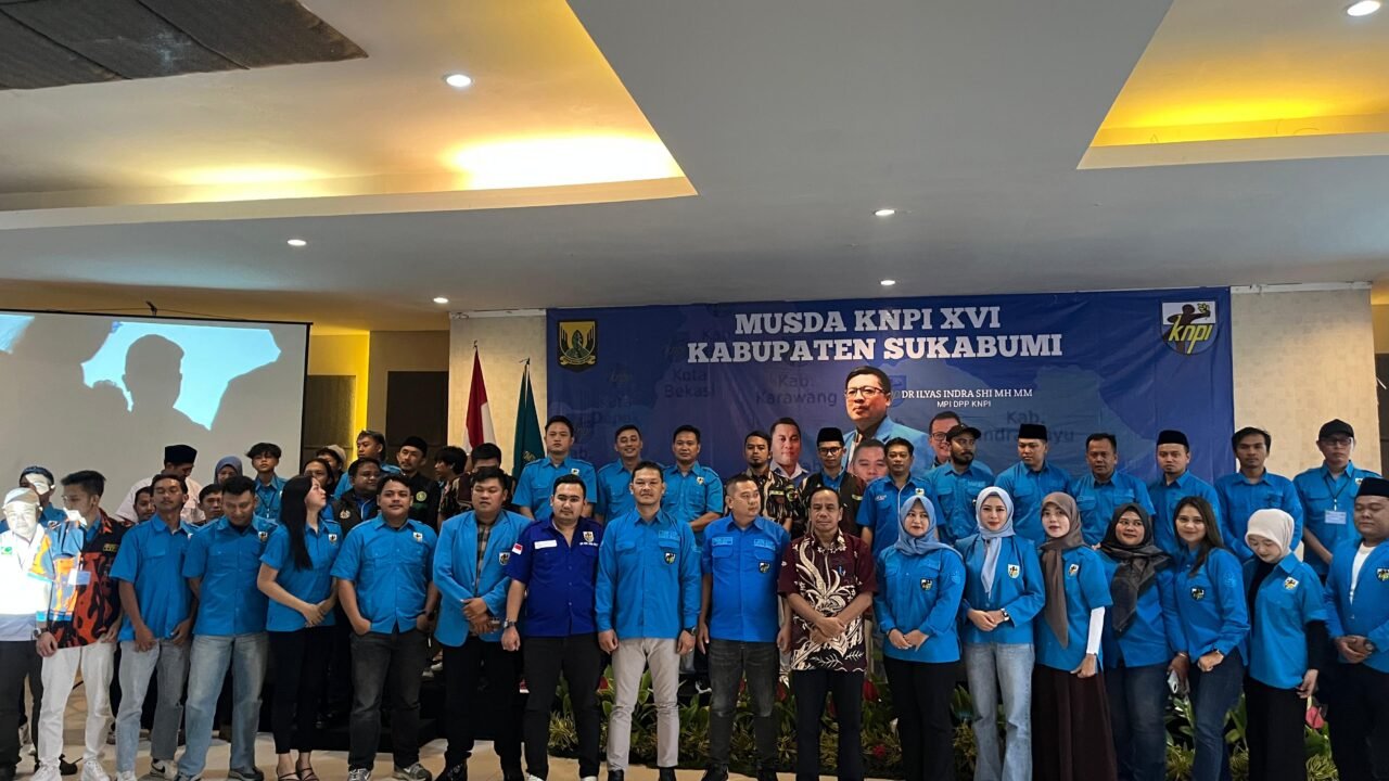 Gilang Gusmana Resmi Nakhodai DPD KNPI Kabupaten Sukabumi, Disaksikan Petinggi DPRD dan Kadispora